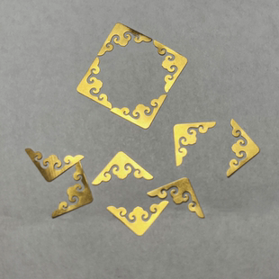 黄铜片 仿金 平脱 大漆漆器铜片镶嵌材料 非遗漆艺漆画材料 螺钿