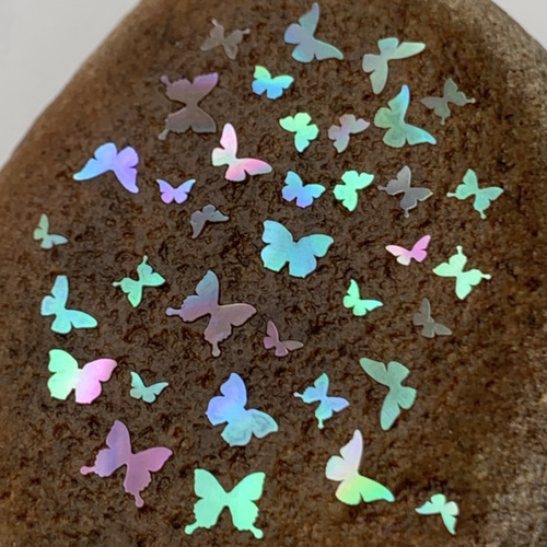 蝴蝶螺钿片夜光贝白蝶贝片大漆漆器漆画漆艺美甲镶嵌材料首饰DIY