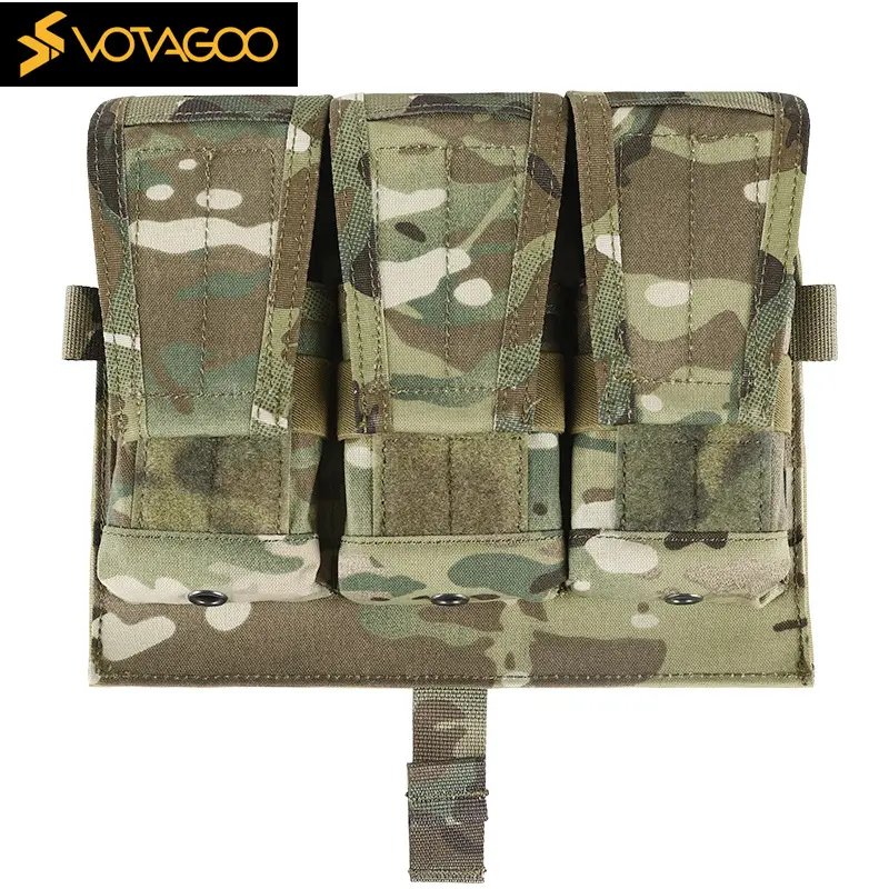 VOTAGOO战术背心M4翻盖三联弹夹