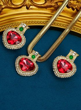 新款个性小众中古时尚百搭宫廷风