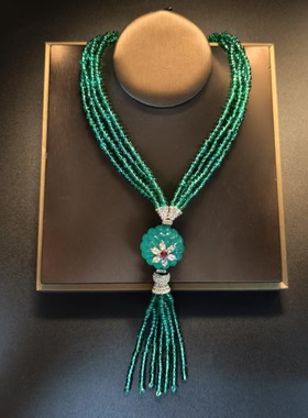 新款个性小众2025新款国风珍珠玻