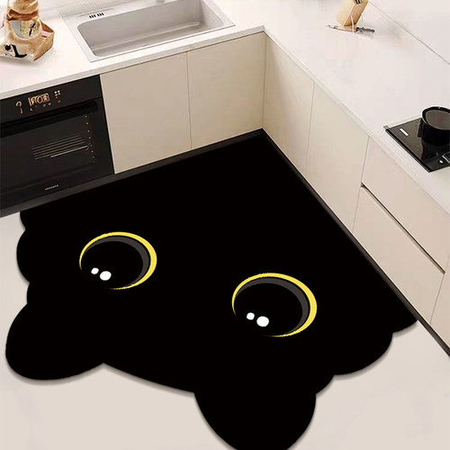 卡通矽藻泥浴室地垫洗手间耐脏速干 干脚垫子淋浴间易打理防滑吸