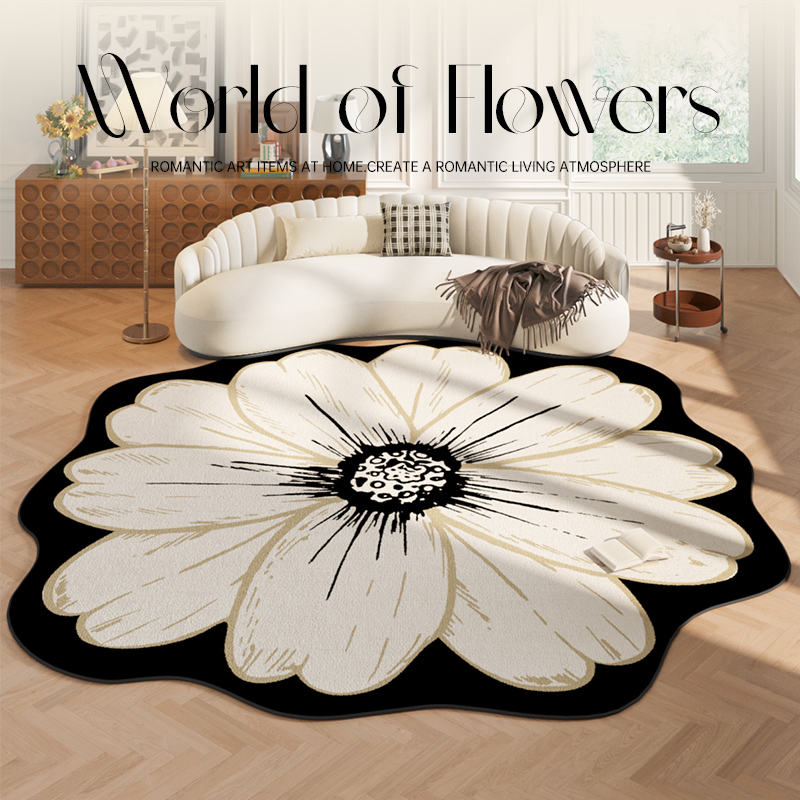 欧米莱家用客厅卧室中古纳米地毯