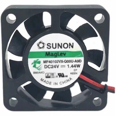MF40102VX-Q00U-A9D 全新SUNON 4010 24V 1.44W 2线 静音散热风扇