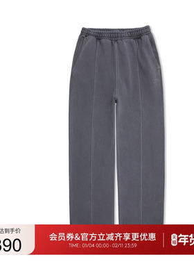 GUESS女士百搭中缝线立体剪裁显瘦休闲长裤-MP1K7140