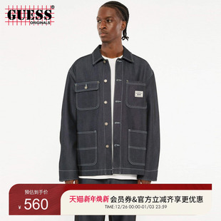 GUESSOriginals男士 M5RG79D5L40 百搭牛仔夹克外套