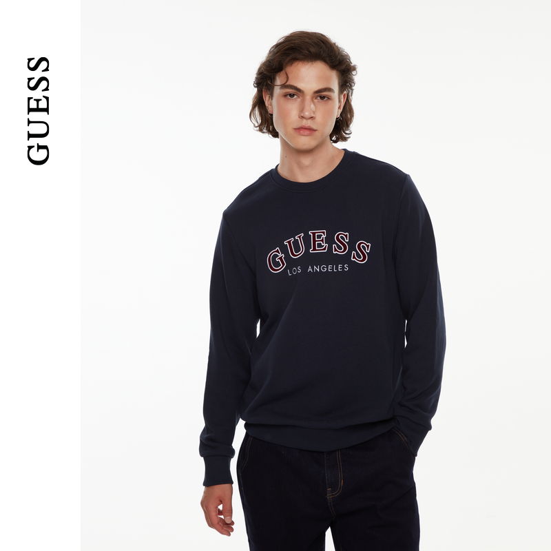 GUESS美式潮流经典百搭长袖卫衣