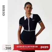 GUESS女士运动休闲学院风POLO领连衣裙 V5GK00Z3D60