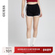 GUESS女士撞色罗纹印花简约运动短裤 W4PD1SK2Q40