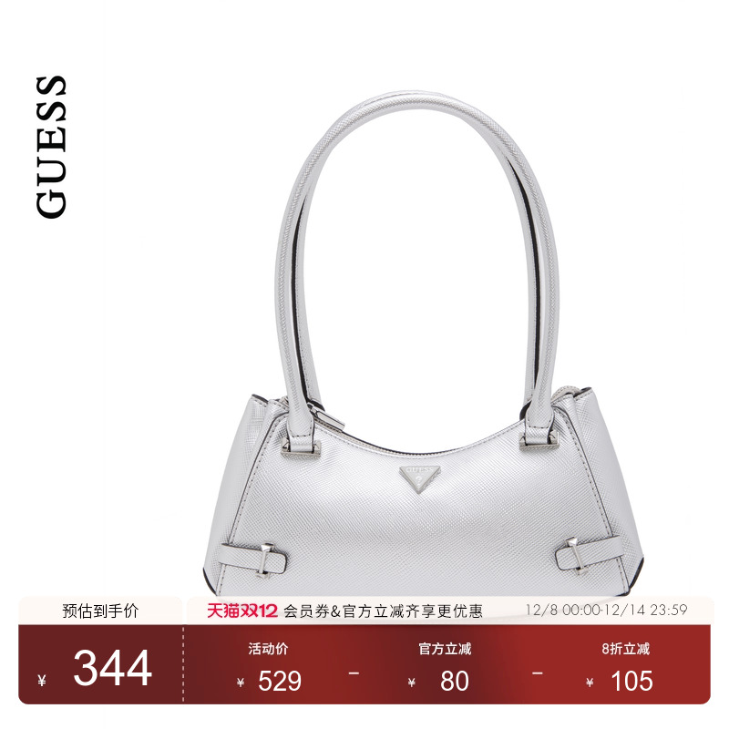 GUESS女士通勤优雅时尚简约设计气质法棍包-MY965717