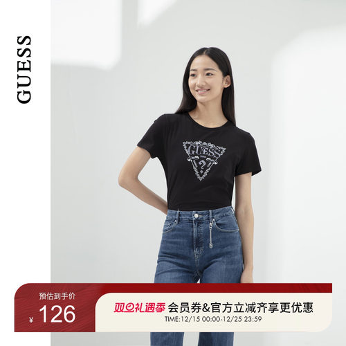 GUESS百搭通勤短袖T恤