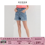 时尚 GUESS Q2GD578105Z 牛仔短裤 女士个性