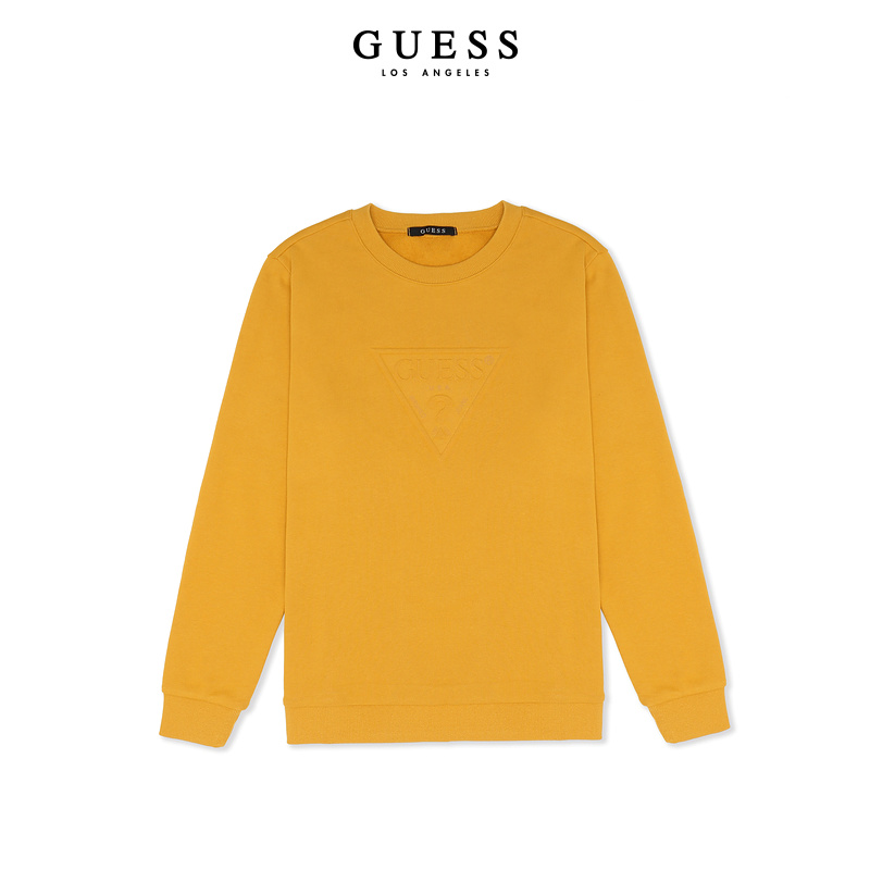 GUESS倒三角圆领套头休闲卫衣
