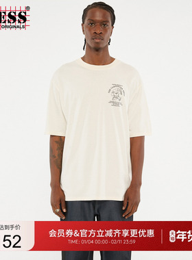 GUESSOriginals男士印花休闲短袖T恤-M5RI65K8FQ4