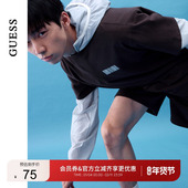 纯色简约款 式 百搭纯棉短袖 GUESS男士 T恤 X4PI13K2Q40