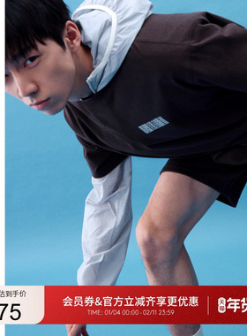 GUESS男士纯色简约款式百搭纯棉短袖T恤-X4PI13K2Q40