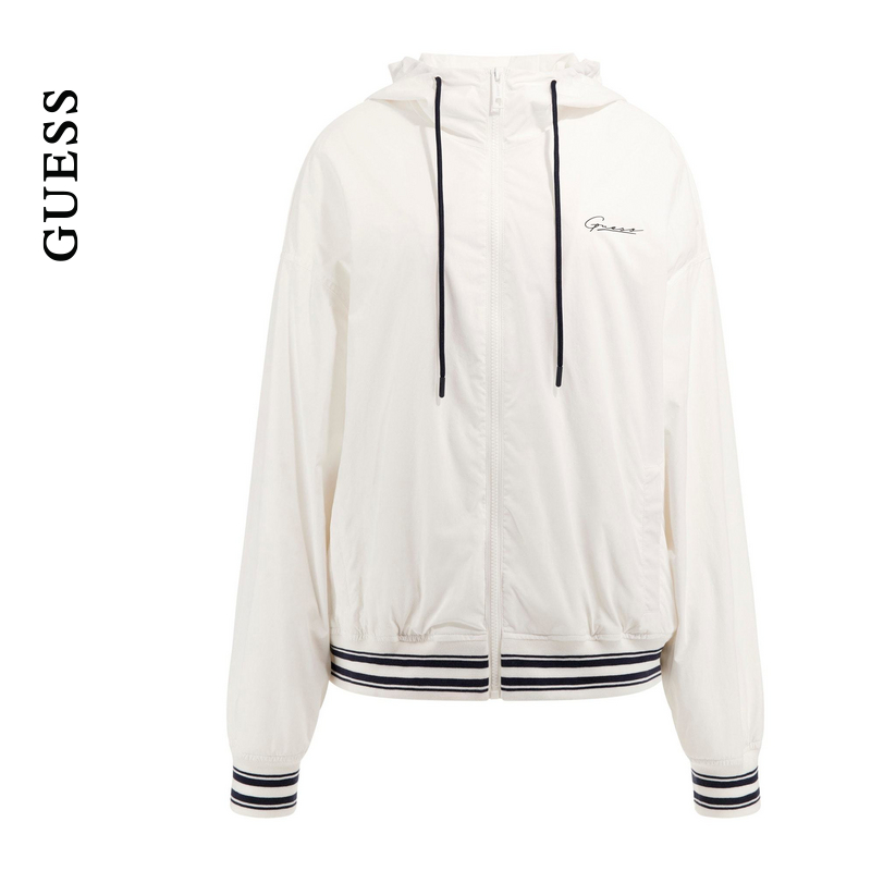GUESS日常休闲运动连帽外套