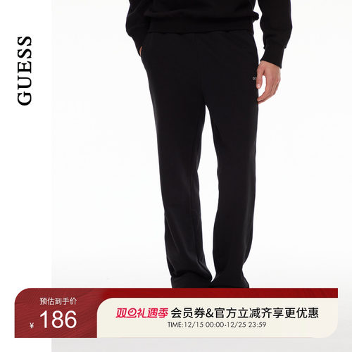 GUESS字母logo休闲长裤