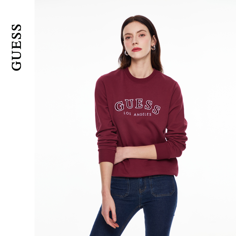 GUESS美式潮流百搭长袖卫衣