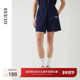 GUESS女士华夫格面料纯色运动休闲短裤 W5PD3AK2Q40