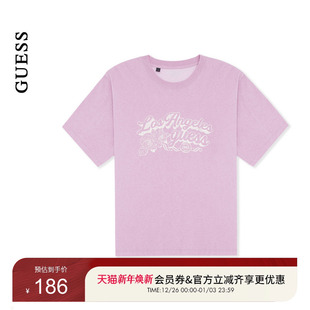 MP2K7450 T恤 GUESS男女同款 休闲百搭印花圆领短袖