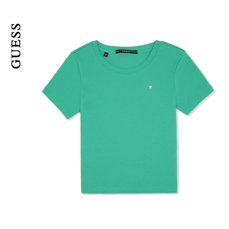 GUESS女士多色纯色简约百搭休闲短袖T恤-OO2K2474