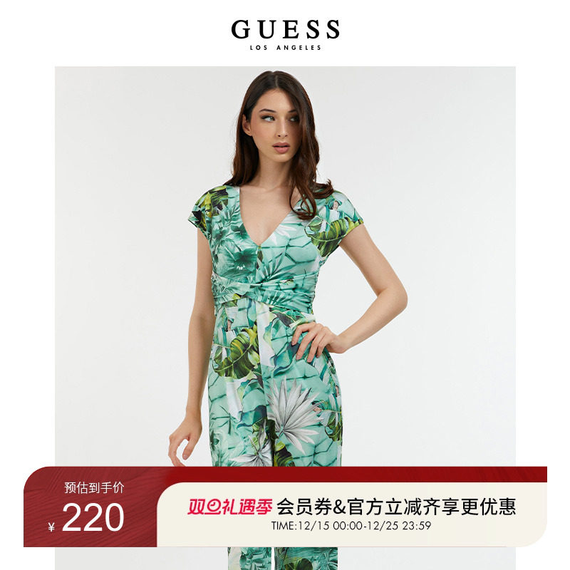 GUESS新款女士复古个性连体裤