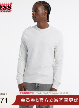 GUESSOriginals 25年新款早秋男士圆领休闲日常T恤-M5YI58KCXB1