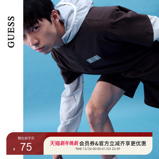 T恤 GUESS男士 百搭纯棉短袖 式 X4PI13K2Q40 纯色简约款