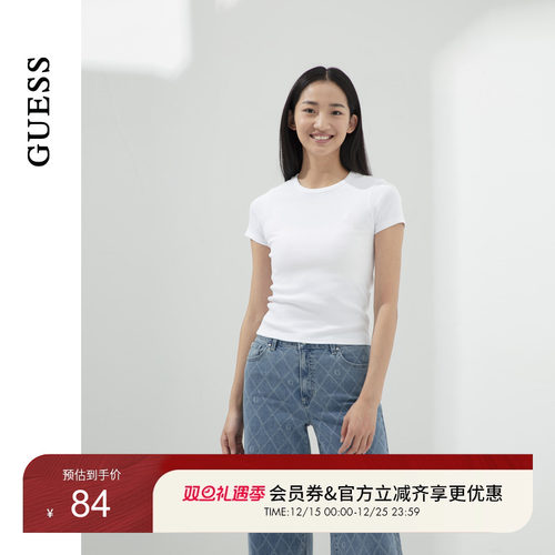 GUESS百搭设计感短袖T恤