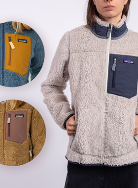 25款 Patagonia Retro-X巴塔女士抓绒衣羊羔绒防风保暖夹克 23075