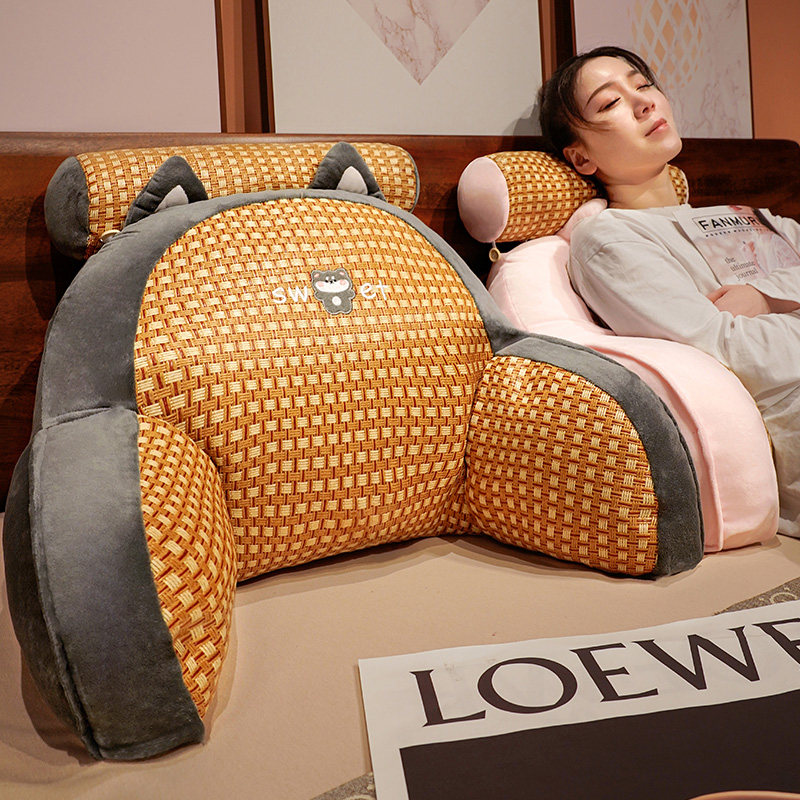 夏季凉席床头软包靠垫看书靠枕沙发抱枕床上宿舍大靠背垫护腰枕头,居家布艺,床头靠垫,淘宝优惠券,粉丝福利购,淘宝优惠卷