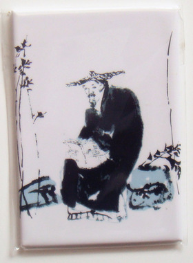 卡通用磁贴金属冰箱贴78*54MM中国人物画系列608创意个性创意