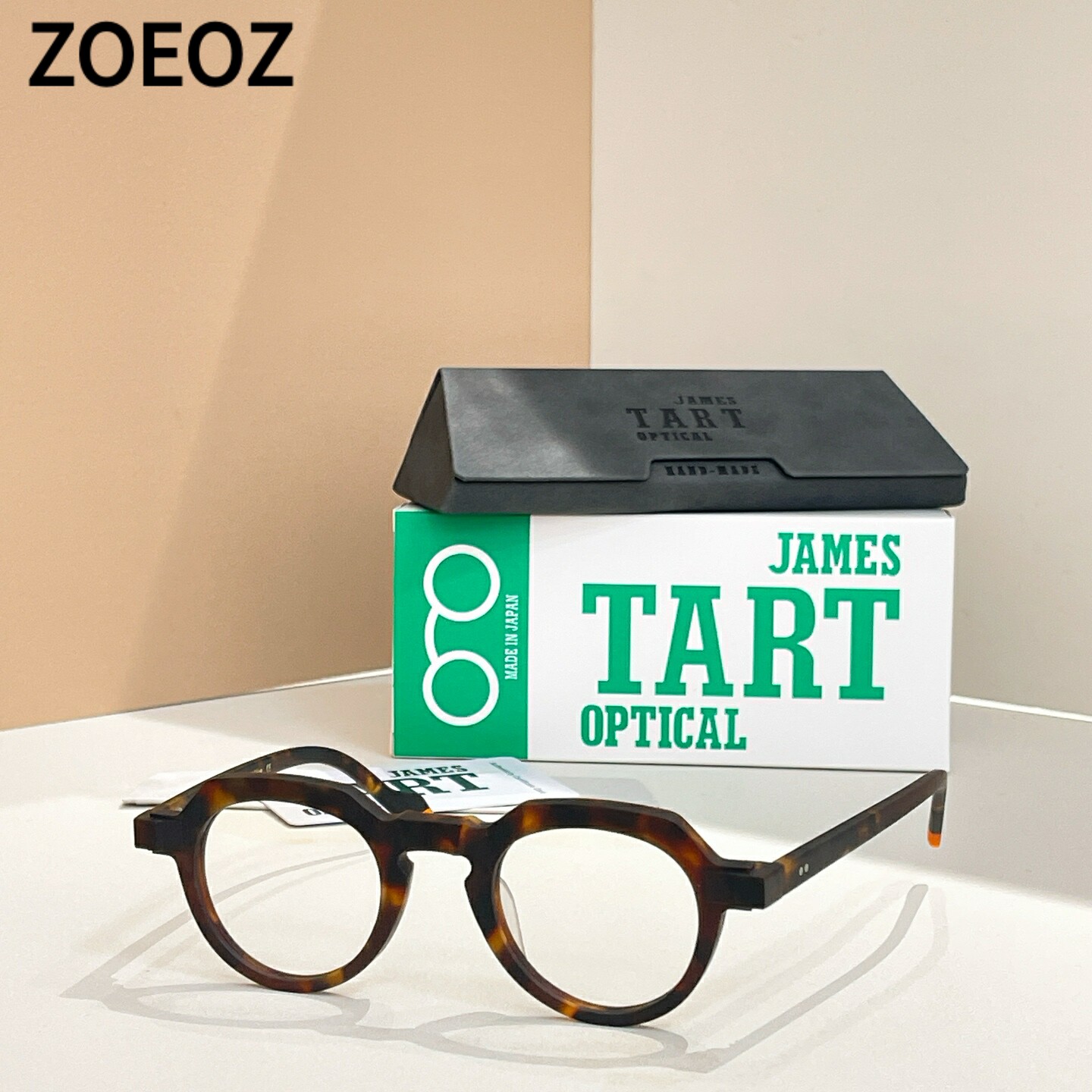JAMES TART 374磨砂框圆形眼镜近视镜框男女款镜架可配有度数镜片