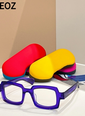 THEO Mille82 复古圆形眼镜近视眼镜框男女款板材粗框防蓝光镜架