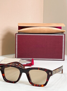 jmm SONATA复古粗框方形太阳眼镜男女潮款板材醋酸纤维中大墨镜