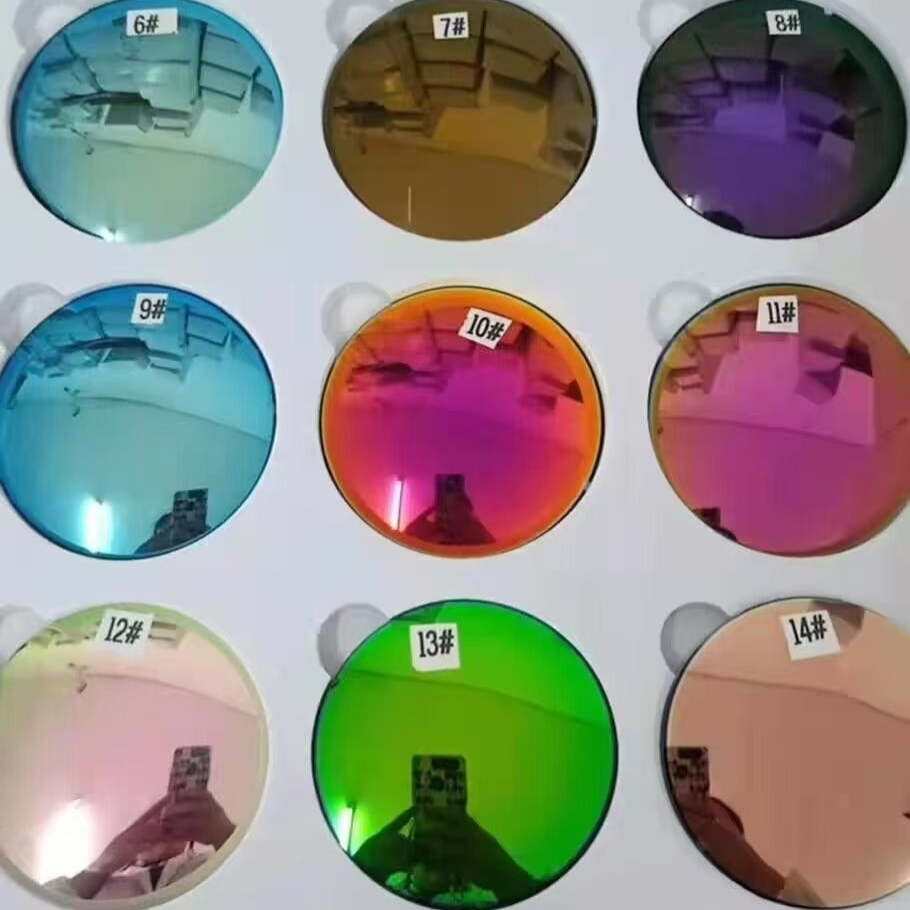 定制镜片 炫彩近视太阳眼镜片1.56 1.60 1.67 偏光有度数镜片