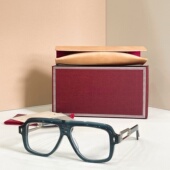 近视眼镜框板材镜架男女潮款 复古粗框超大框飞行员式 FUGUE jmm