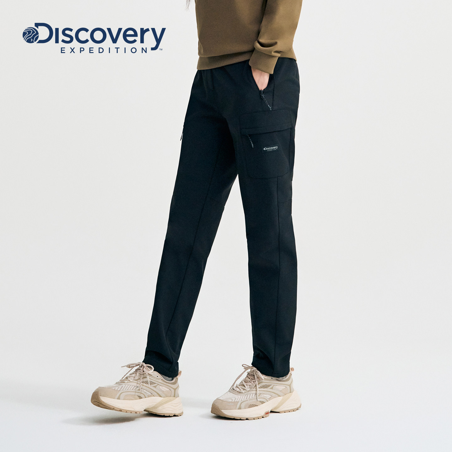 Discovery探索户外徒步登山运动裤多口袋工装锥形长裤女25秋新品,户外/登山/野营/旅行用品,户外休闲裤,淘宝优惠券,粉丝福利购,淘宝优惠卷