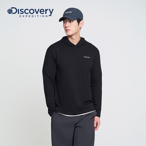 Discovery探索户外运动连帽长袖T恤男26春季新品RL39