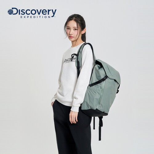 Discovery探索户外大容量翻盖式双肩背包男女同款26新品BK35