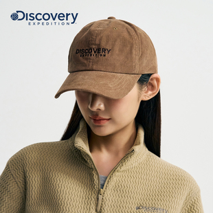 Discovery探索山系户外复古棒球帽灯芯绒遮阳帽男女情侣25秋新品