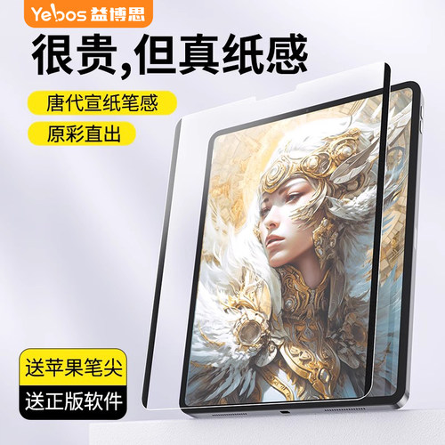 iPad磁吸类纸膜可拆卸绘画专用