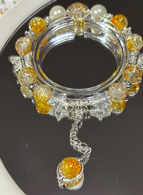 【日出时分】印象手链小众原创设计高级复古串珠手串轻奢闺蜜ins