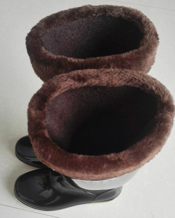 Chaussures - bottes caoutchouc homme pour hiver - semelle tendon - Ref 959795 Image 3
