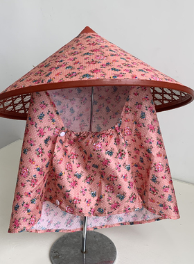 遮脸护颈防晒防雨斗笠帽