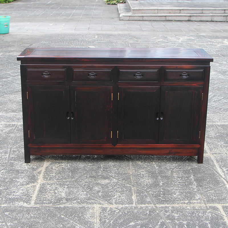 老挝大红交趾黄檀仿古风储物柜