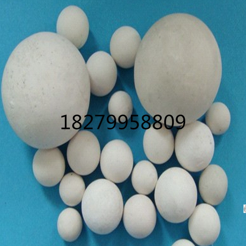 8mm 工业氧化铝惰性瓷球 25 公斤装化工塔干燥剂支撑填料
