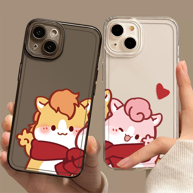 马年情侣适用于oppofindx9pro手机壳FINDx8ultra新款透明X7国风情侣6小众高级感5男女3防摔保护套软卡通可爱