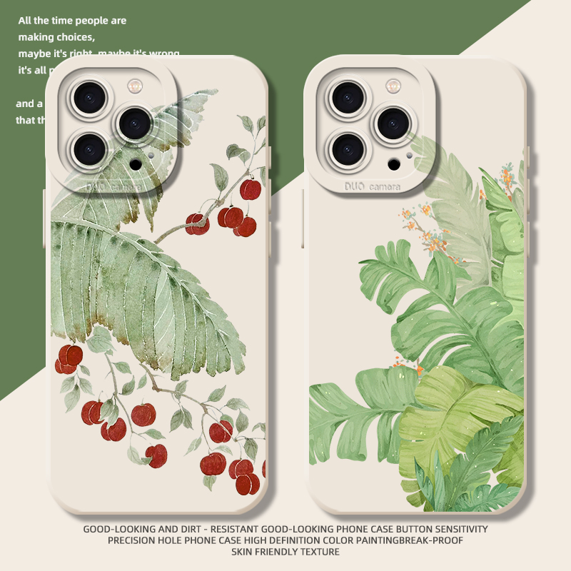 新中式古风芭蕉手机壳适用